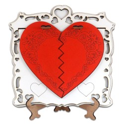 Kalbimdesin Fotoğraf Çerçevesi Ahşap 10x15 - 2