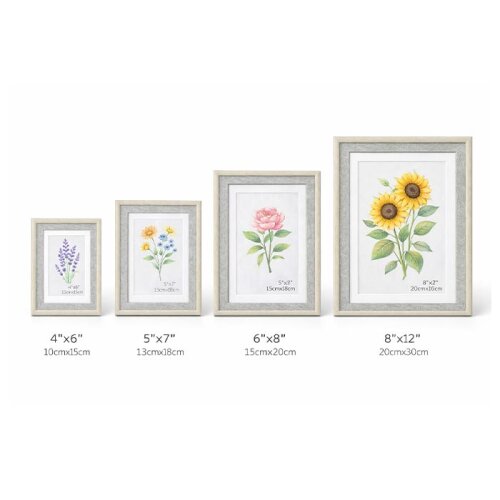 Ahşap Country Fotoğraf Çerçeveleri - MDF - 8