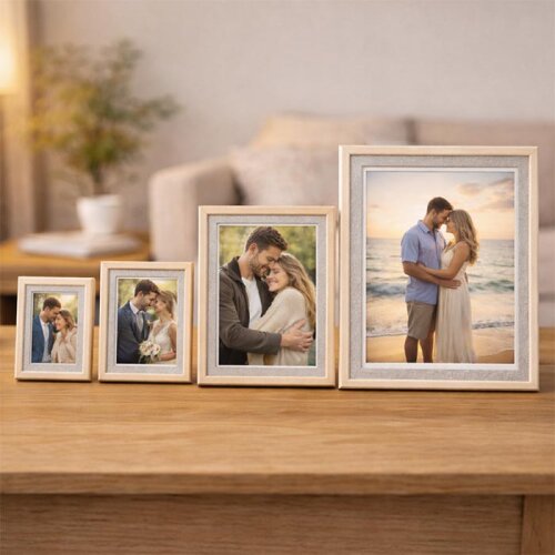 Ahşap Country Fotoğraf Çerçeveleri - MDF - 9