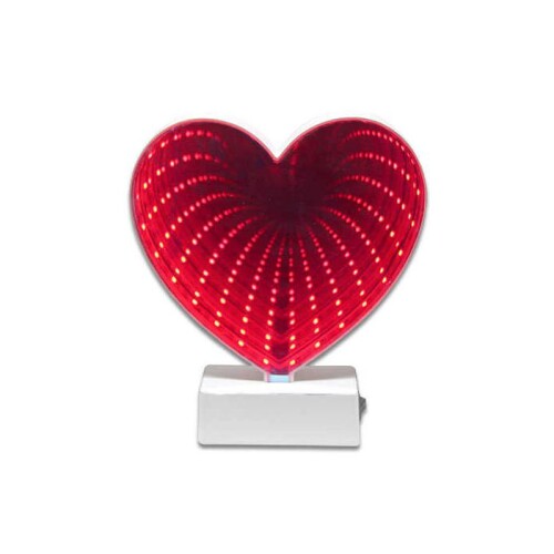 Kalp Şeklinde Masaüstü Sonsuz Işık MS-144 - 2