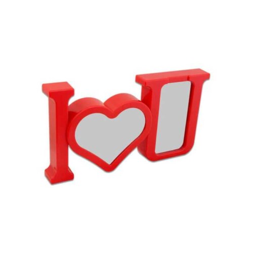 Sihirli Ayna I Love You Çerçeve Düğmeli USB 7734-4 - 3