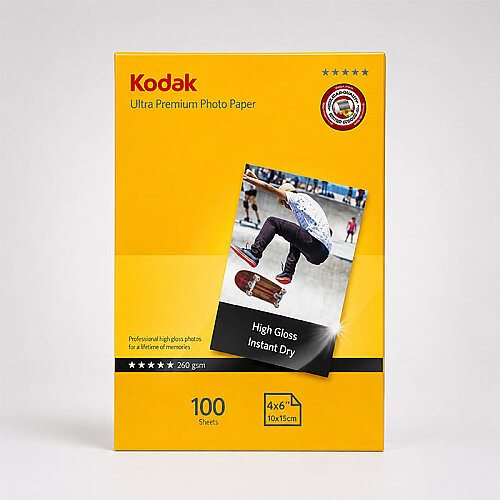 Kodak 10x15 Parlak İnkjet Fotoğraf Kağıdı 260gr. - Kodak