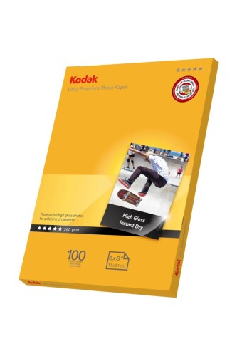 Kodak 15x21 Parlak İnkjet Fotoğraf Kağıdı 260gr. - Kodak