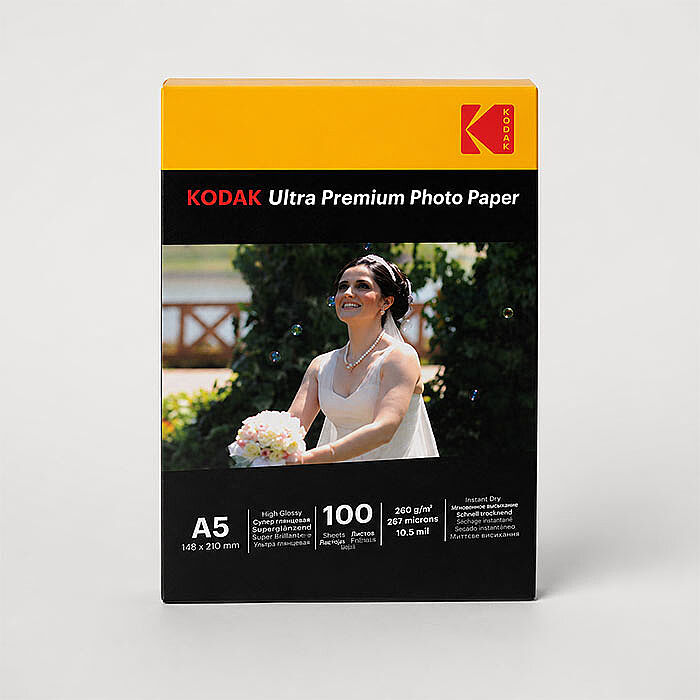 Kodak 15x21 Parlak İnkjet Fotoğraf Kağıdı 260gr. - 1