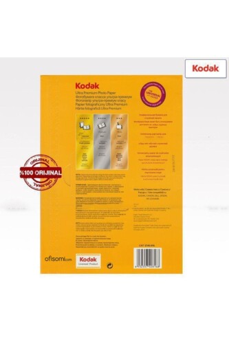 Kodak A4 Parlak İnkjet Fotoğraf Kağıdı 260gr. - Kodak (1)
