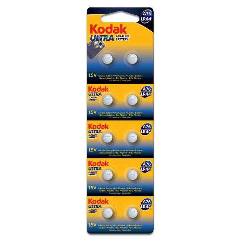 Kodak Ultra Alkalin Düğme Pil KA76-LR44 - 1