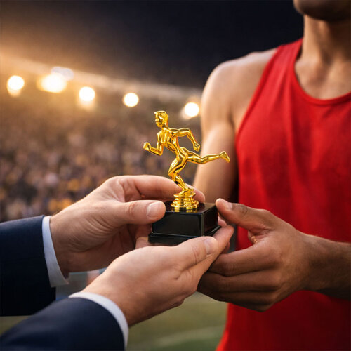 Koşucu Ödül Kupası Altın - 135mm - 2