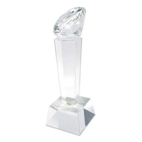 Kristal Plaket KC-1025 Kristal Sütun Plaket 24,5cm - 3