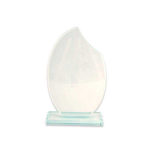 Kristal Plaket Kenarı Kesik Oval - 