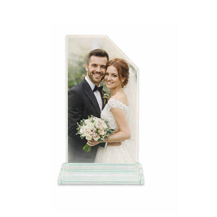 Kristal Plaket Köşesi Kesik Dikdortgen - 1