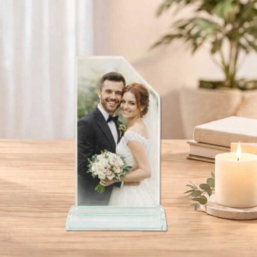 Kristal Plaket Köşesi Kesik Dikdortgen - (1)