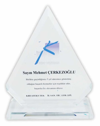 Kristal Plaket Prizma - 2