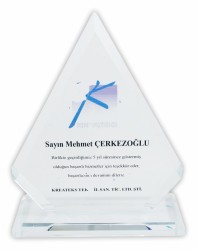 Kristal Plaket Prizma - 2