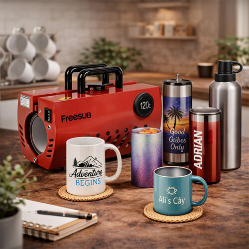 Kupa Bardak ve Termos Baskı Makinası F320 30oz - (1)