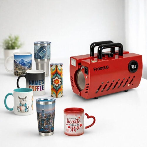 Kupa Bardak ve Termos Baskı Makinası F320 30oz - (1)