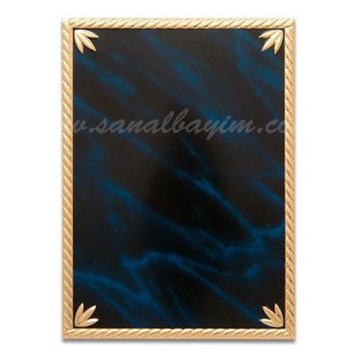 Lazer Kazıma Alü. Dek. Burgulu Plaket 15cm x 20cm - 1