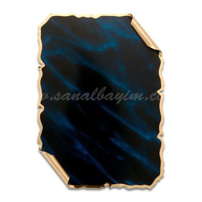 Lazer Kazıma Alü. Dekor. Ferman Plaket 13cm x 18cm - 1