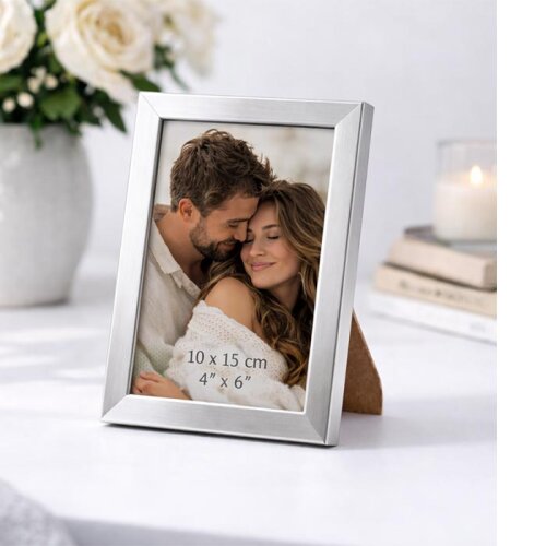 Dekoratif Ahşap Metalik Fotoğraf Çerçevesi - MDF - 