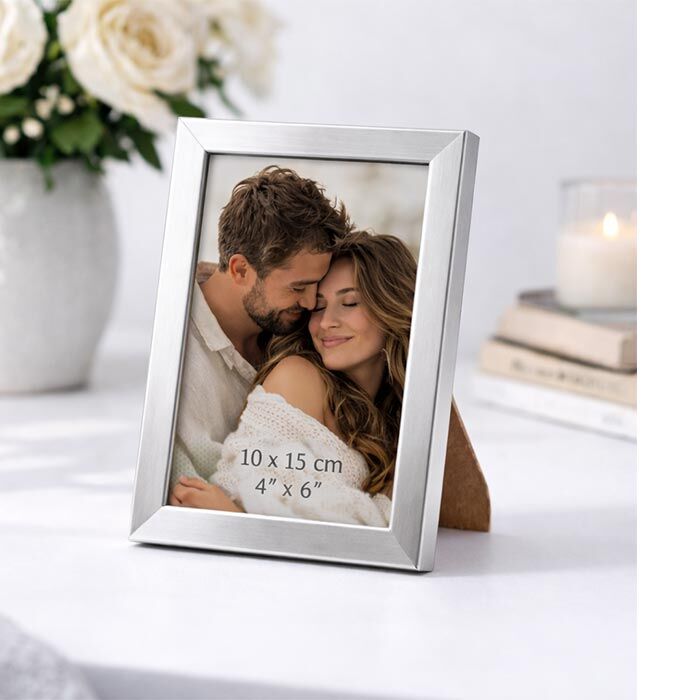 Dekoratif Ahşap Metalik Fotoğraf Çerçevesi - MDF - 1