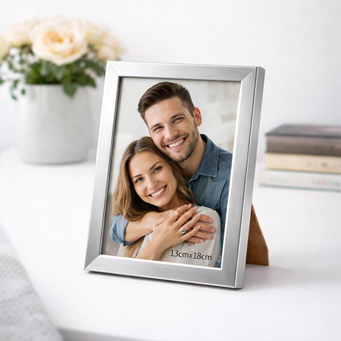 Dekoratif Ahşap Metalik Fotoğraf Çerçevesi - MDF - 2