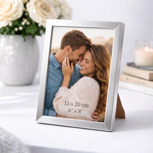Dekoratif Ahşap Metalik Fotoğraf Çerçevesi - MDF - 3