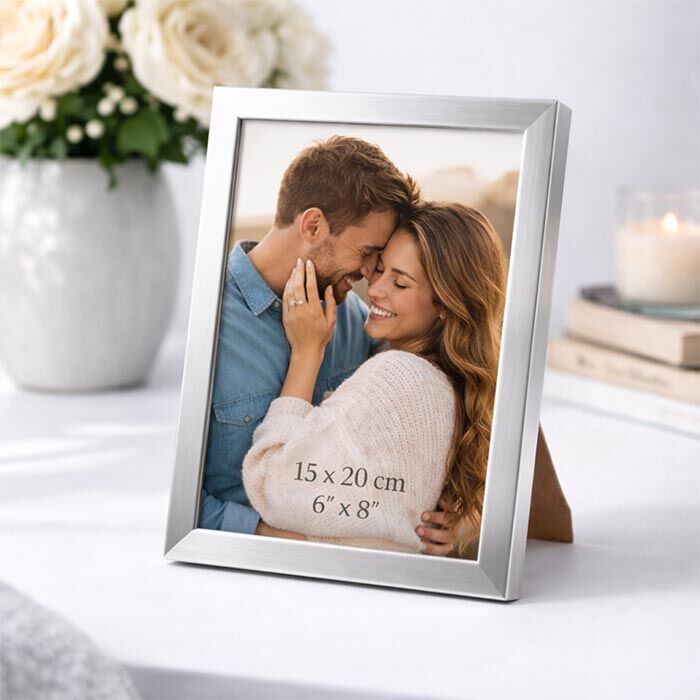 Dekoratif Ahşap Metalik Fotoğraf Çerçevesi - MDF - 3