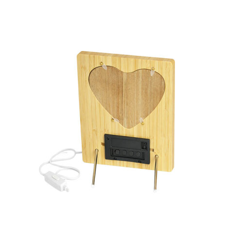 Led Işıklı Dijital Saatli Ayna Fotoğraf Çerçevesi - 6