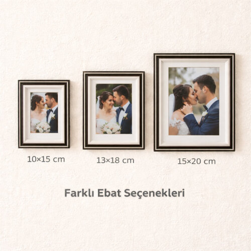 Masaüstü Ahşap Dekoratif Fotoğraf Çerçeveleri -MDF - 7