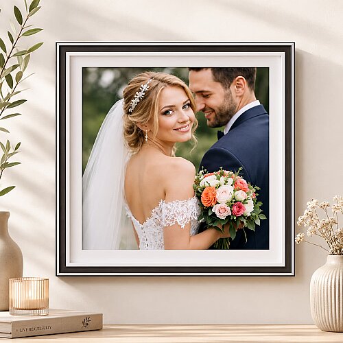Masaüstü Ahşap Dekoratif Fotoğraf Çerçeveleri -MDF - 4