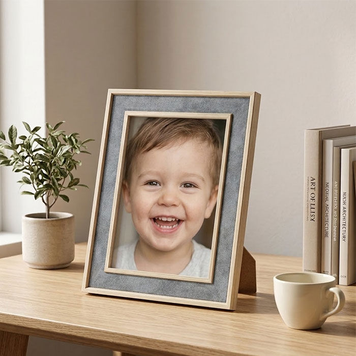 Masaüstü Dekoratif Ahşap Fotoğraf Çerçevesi 15x20 - 1