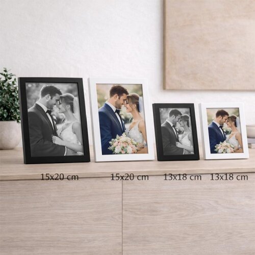 Masaüstü Modern Ahşap Fotoğraf Çerçeveleri - MDF - 