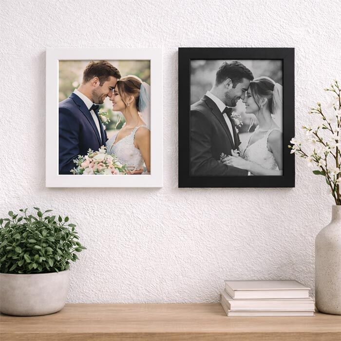 Masaüstü Modern Ahşap Fotoğraf Çerçeveleri - MDF - 8