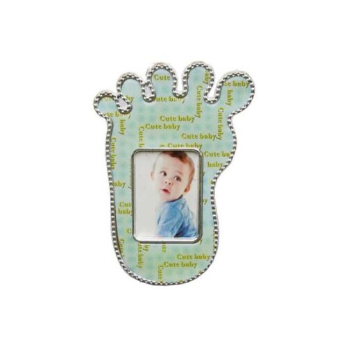 Mavi Ayak Bebek Magnet Çerçevesi - 