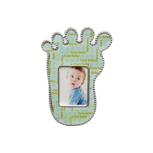 Mavi Ayak Bebek Magnet Çerçevesi - 
