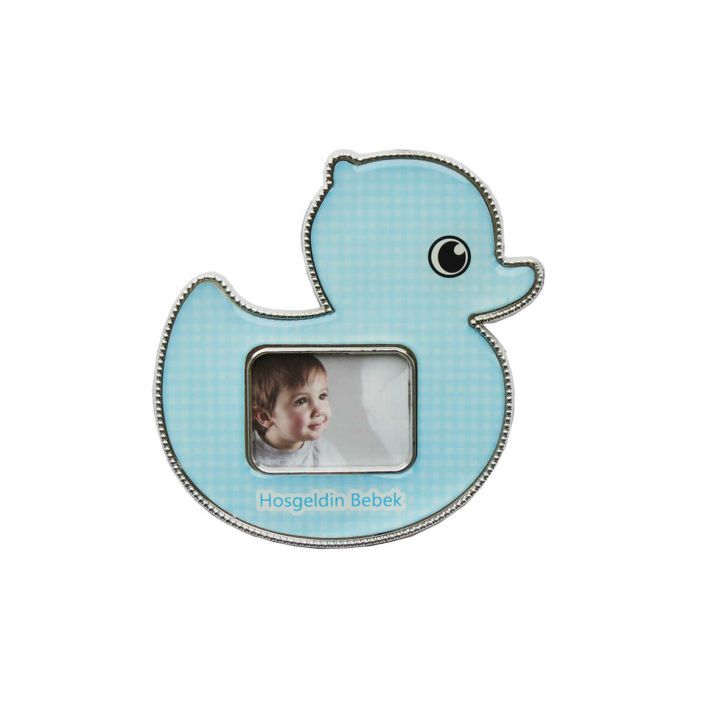 Mavi Ördek Bebek Magnet Çerçevesi - 1