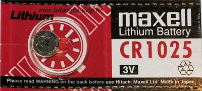 Maxell CR 1025 3 Volt Lityum Pil Tekli - 1