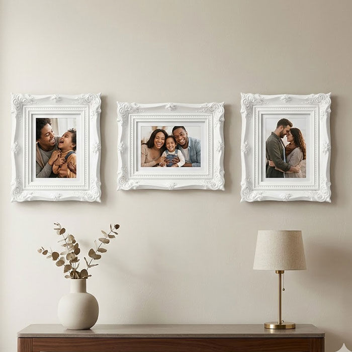 Dekoratif Şık Vintage Resim Çerçeveleri - 6