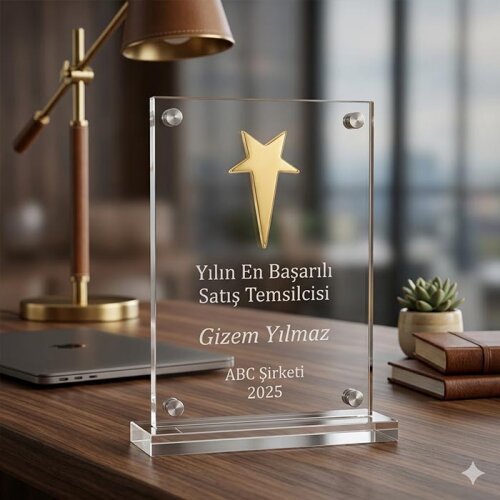 Plaket Aksesuarı Plastik Yıldızlar - 6