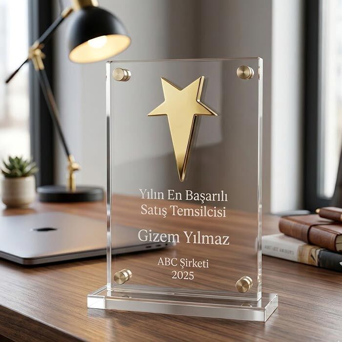 Plaket Aksesuarı Plastik Yıldızlar - 8