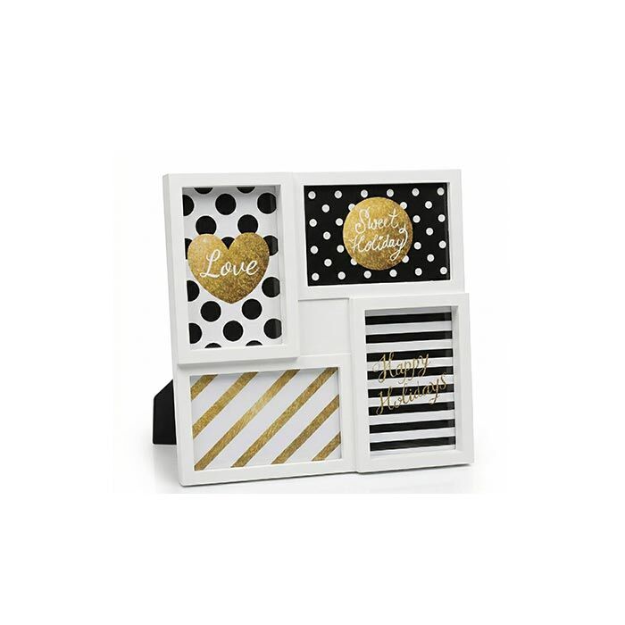 Modern Çoklu Duvar Fotoğraf Çerçevesi 4lü 10x15 - 1