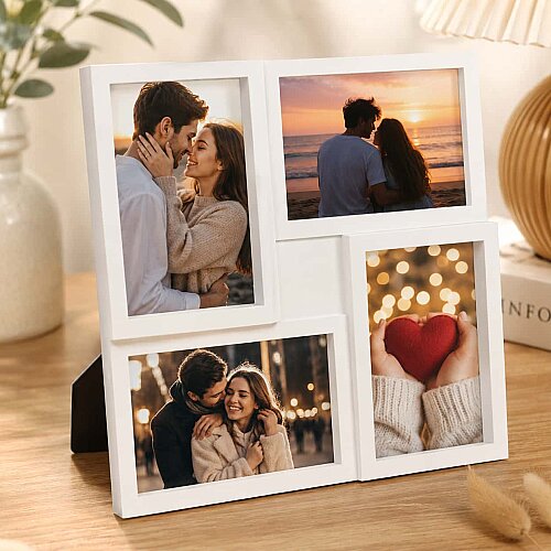 Modern Çoklu Duvar Fotoğraf Çerçevesi 4lü 10x15 - sanalbayim