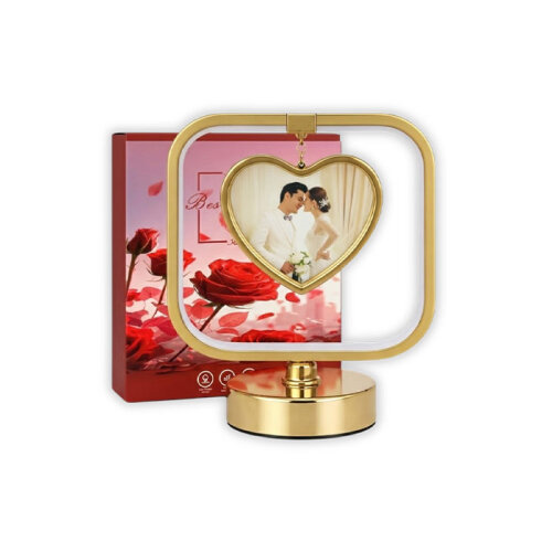 Modern Işıklı Kapli Kare Fotoğraf Çerçevesi - 5