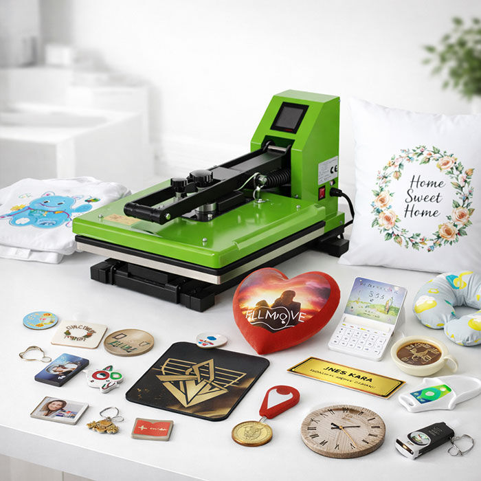 Otomatik Transfer Baskı Makinası HP3804C 38x38cm Y - 2