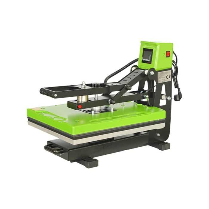 Otomatik Transfer Baskı Presi AP1715 40x50CM Yeşil - 4