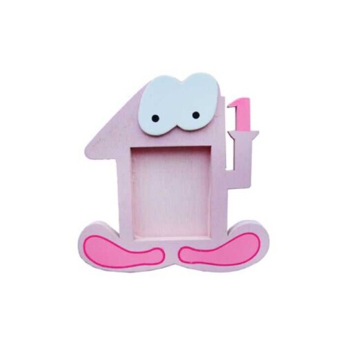 Pembe 1 Yaş Bebek Çerçevesi - 