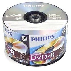 Philips DVD-R 4.7GB 50lik Paket - 