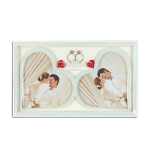 Plastik Led Işıklı 2li Kalp Fotoğraf Çer 7493-15 - 3