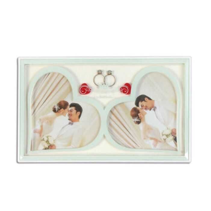 Plastik Led Işıklı 2li Kalp Fotoğraf Çer 7493-15 - 3