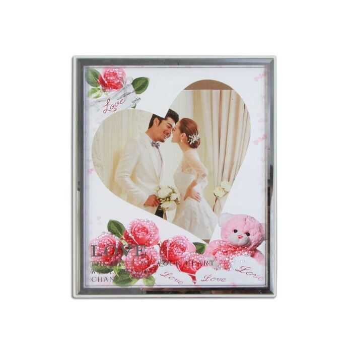 Plastik Led Işıklı Fotoğraf Çer Kalp Love 7493-9 - 1