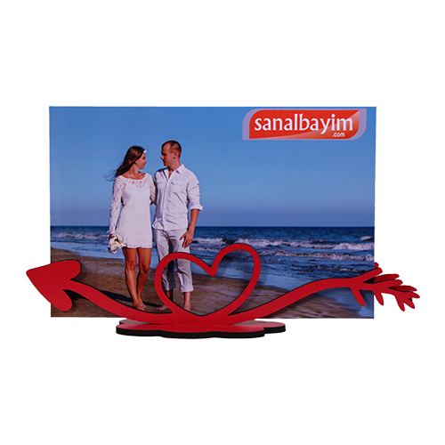 Pratik Fotoğraf Çerçevesi Tek Kalp - 1